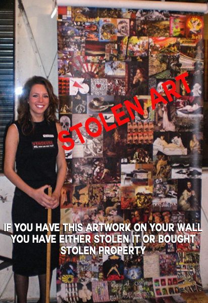 STOLEN  10 M LONG ART WORK 